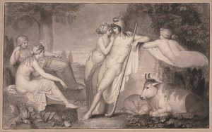 パリとオイノーネ 作： John Flaxman