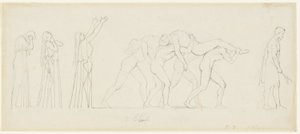 テーベに対抗する7人の首長 作： John Flaxman