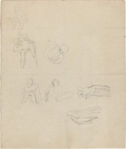 シート オブ フィギュア スタディ 作： John Flaxman