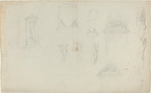 記念碑のための研究 作： John Flaxman