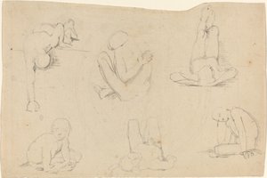 男性像の研究 作： John Flaxman