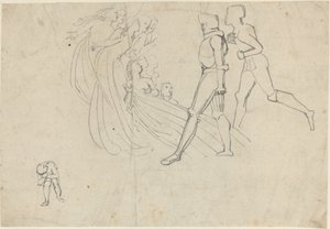 巡礼者の進歩のための研究（？） 作： John Flaxman