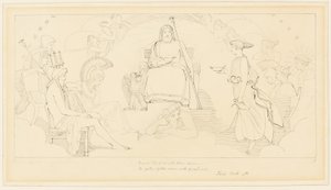 神々の会議 作： John Flaxman