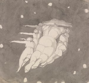 天の創造 作： John Flaxman
