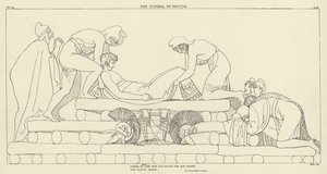 ヘクターの葬儀 作： John Flaxman