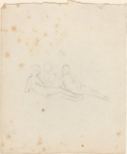 横たわる 3 人の女性像 作： John Flaxman