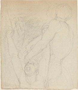 2 つのファイティング フィギュア 作： John Flaxman