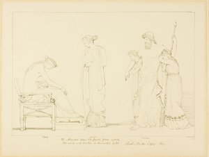 バルカンとテティス 作： John Flaxman