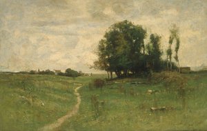 村への道」1882年 作： John Francis Murphy
