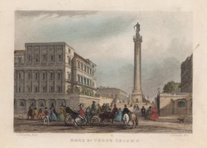 ヨーク公爵の柱、ロンドン 作： John Francis Salmon