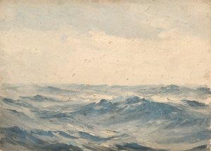 海景 1900年頃 油彩・キャンバス 作： John Fraser