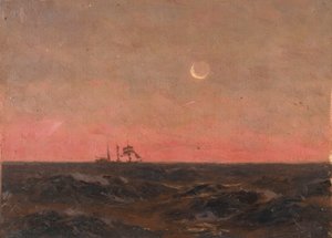 海景 1900年頃 油彩・キャンバス 作： John Fraser