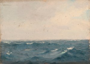 海景 1900年頃 油彩・キャンバス 作： John Fraser