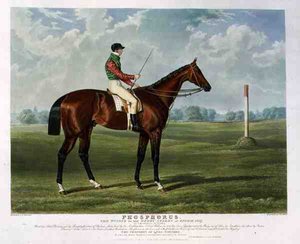 エプソムのダービーステークスを制した「フォスフォラス」。 作： John Frederick Herring Snr