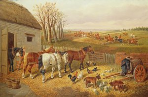 忙しい農場 作： John Frederick Herring