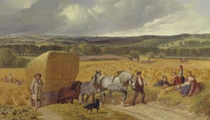 収穫 作： John Frederick Herring