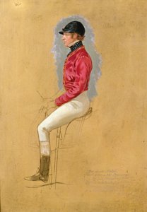 Steeple Chase Cracks」のためのアレン・マクドナー氏のポートレート・スケッチ