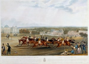 1841年のシャンティイのジョッキークラブ賞 ジョン・フレデリック・ヘリング(1795-1865) (ec.engl.)によるプリント 1841年 コレクション・プライヴェート 作： John Frederick Herring Senior