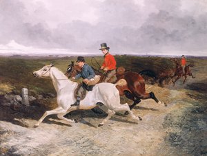 ウィンザーへの道の王室召使い 作： John Frederick Herring Senior