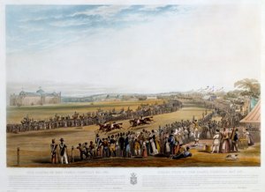 1841年にシャンティに贈られた5000フランの特別賞 ジョン・フレデリック・ヘリング（1795-1865）の版画（ec.engl.） 1841年 個人蔵 作： John Frederick Herring Senior
