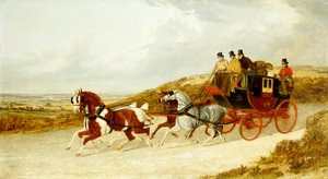 エジンバラとロンドンロイヤルメイル、1838 作： John Frederick Herring Senior
