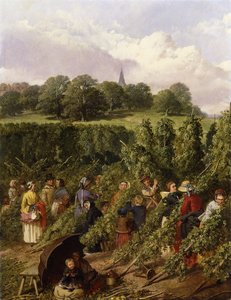 ホップピッカー、1855 作： John Frederick Herring Senior