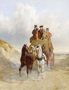 道路上のロイヤルメールコーチ、1841 作： John Frederick Herring Senior
