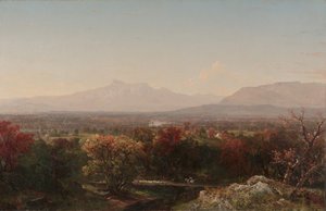 ホワイト マウンテンズでの 10 月のある日 作： John Frederick Kensett