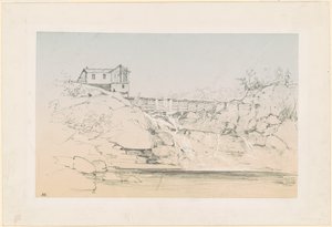 ダムによる建物 作： John Frederick Kensett