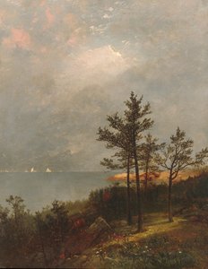 1872年、ロングアイランドサウンドに嵐を集める 作： John Frederick Kensett