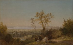 シャンプレーン湖 作： John Frederick Kensett