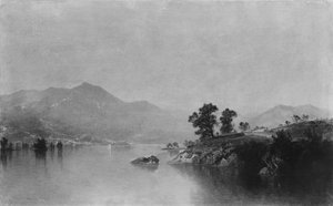 レイクジョージ、ニューヨーク、1872年。 作： John Frederick Kensett