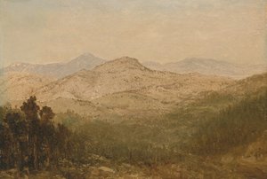 コロラド州の山、1870 年。 作： John Frederick Kensett