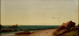ナラガンセット海岸で1864 作： John Frederick Kensett