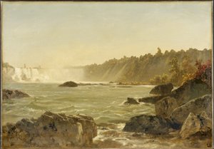 ナイアガラの滝の眺め 1851-52年頃 油彩・カンヴァス 作： John Frederick Kensett