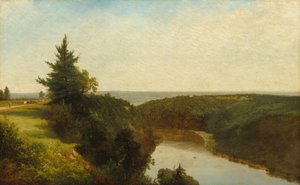 モリス山近くのジェネシーの眺め 作： John Frederick Kensett