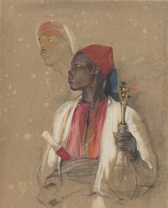 パイプベアラーの研究、1841-51。 作： John Frederick Lewis