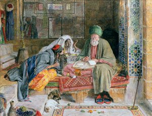 不明な画像 作： John Frederick Lewis