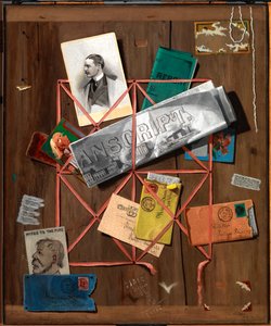 1882年、ウィリアム・マルコム・バンのためのラック・ピクチャー。 作： John Frederick Peto