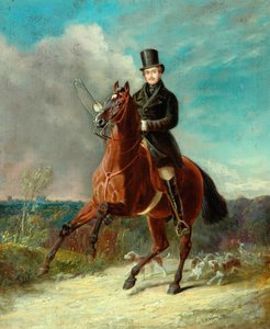 馬に乗って王子の配偶者、1841 作： John Frederick Herring Senior