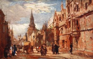 オールソウルズカレッジとハイストリート、1903 作： John Fulleylove