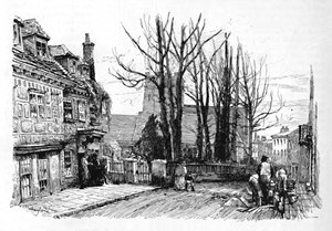 セントメアリーズのある採石場、1886年 作： John Fulleylove