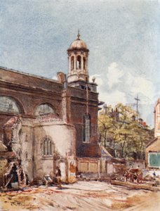 最近発見されたすべての神聖な壁のApseとローマの壁の断片 作： John Fulleylove
