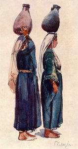 シリアの農民女性の研究、1902。 作： John Fulleylove