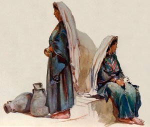 シリアの農民女性の研究、1902。 作： John Fulleylove