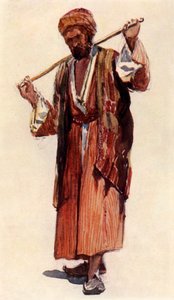 シリアの羊飼い、1902年。 作： John Fulleylove