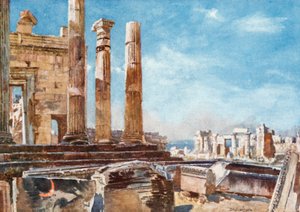 エレクテウム北ポーチコ 作： John Fulleylove