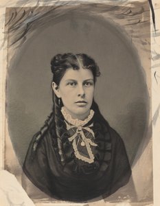 女性の肖像」1870年頃 作： John G Ellinwood