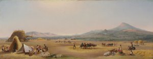 ローマ・カンパーニャの収穫 作： John Gadsby Chapman