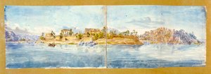 風景、エジプト、19世紀 作： John Gardner Wilkinson